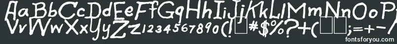 SpookySpiders Font – White Fonts