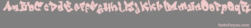 GRAFITI   jedagraphicx Font – Pink Fonts on Gray Background