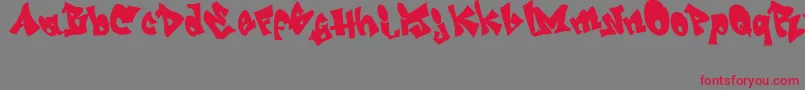 fuente GRAFITI   jedagraphicx – Fuentes Rojas Sobre Fondo Gris
