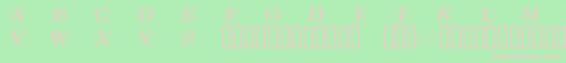 GRAFOI   Font – Pink Fonts on Green Background