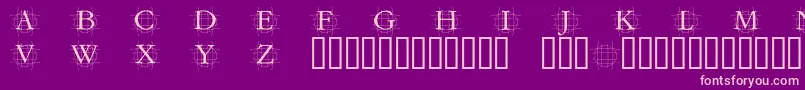 GRAFRM   Font – Pink Fonts on Purple Background