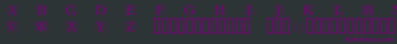 GRAFRM   Font – Purple Fonts on Black Background