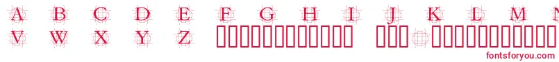 GRAFRM   Font – Red Fonts on White Background