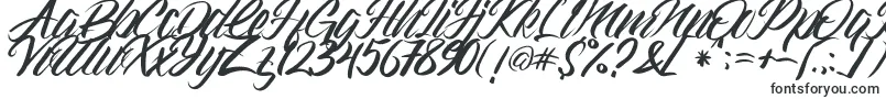 Gramattica-fontti – Kalligrafiafontit