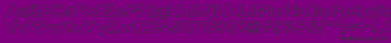 GRAML    Font – Black Fonts on Purple Background