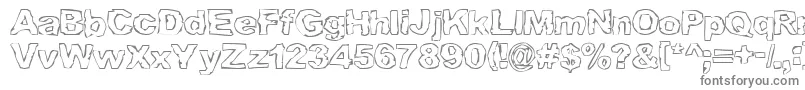 GRAML    Font – Gray Fonts on White Background