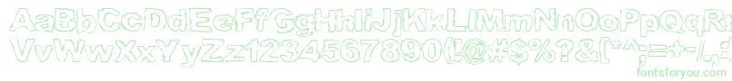 GRAML    Font – Green Fonts on White Background