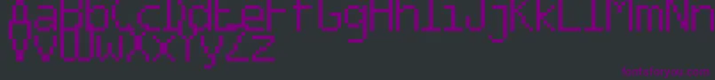 Шрифт Fffac – фиолетовые шрифты на чёрном фоне