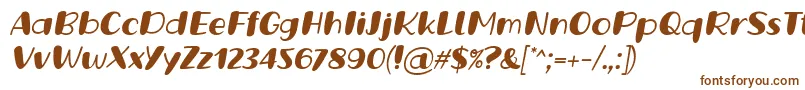 Lisätietoja Grande October Three Italic Font by Situjuh 7NTypes-fontista Grande October Three Italic Font by Situjuh 7NTypes-fontti – ruskeat fontit valkoisella taustalla