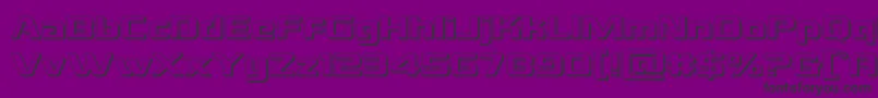 Weitere Informationen zur grandnational3d-Schriftart grandnational3d-Schriftart – Schwarze Schriften auf violettem Hintergrund