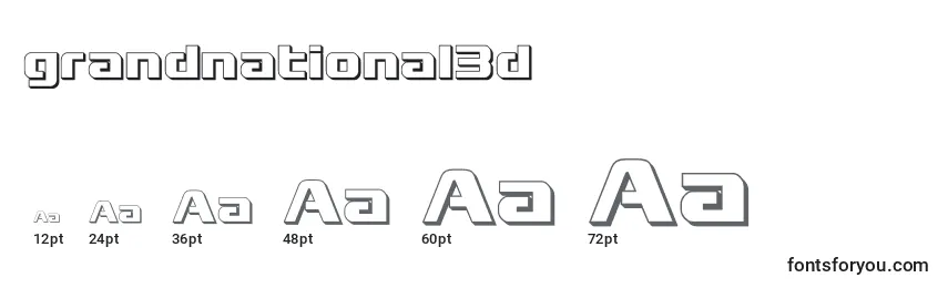 Grandnational3d (128371) Font Sizes