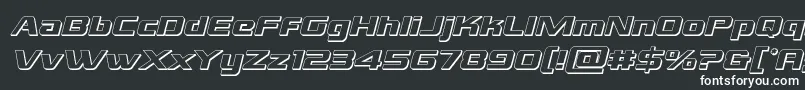 grandnational3dital-Schriftart – Weiße Schriften