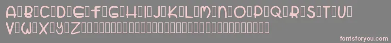 ZatariRegular Font – Pink Fonts on Gray Background