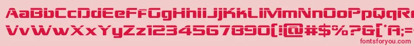 grandnationallaser Font – Red Fonts on Pink Background
