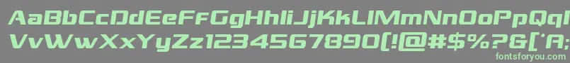 More about grandnationalsemital Font grandnationalsemital Font – Green Fonts on Gray Background