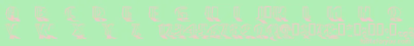 GRANPS   Font – Pink Fonts on Green Background