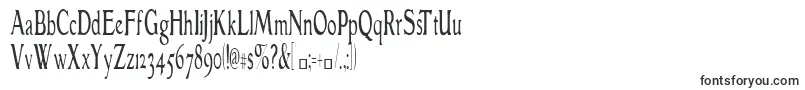 GranthamLightCondensed-fontti – Alkavat G:lla olevat fontit