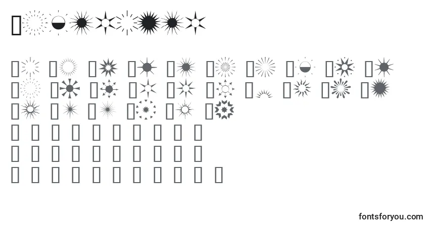 Akhenatenフォント–アルファベット、数字、特殊文字