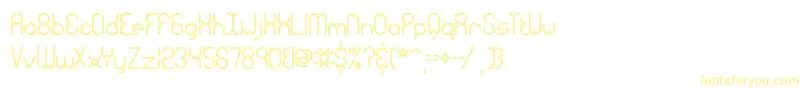 Шрифт granular – жёлтые шрифты