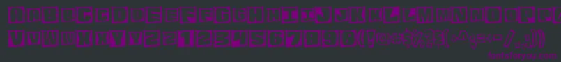 GRAPAM   Font – Purple Fonts on Black Background