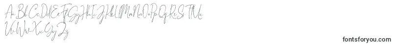 Шрифт Gravity Handwritten – скриптовые шрифты