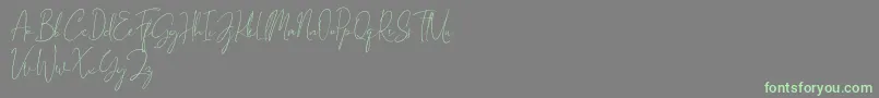 Más sobre la fuente Gravity Handwritten fuente Gravity Handwritten – Fuentes Verdes Sobre Fondo Gris