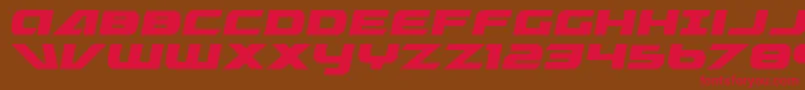 graymalkin Font – Red Fonts on Brown Background