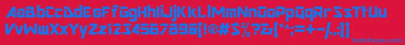 grd      Font – Blue Fonts on Red Background