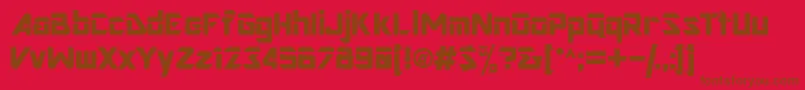 grd      Font – Brown Fonts on Red Background