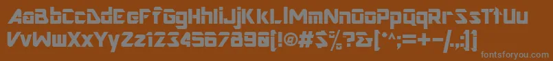 grd      Font – Gray Fonts on Brown Background