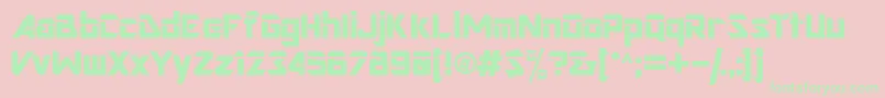 grd      Font – Green Fonts on Pink Background