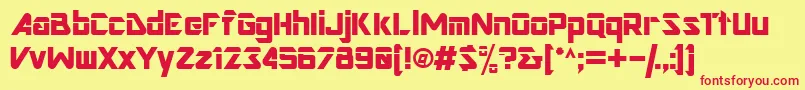 grd      Font – Red Fonts on Yellow Background