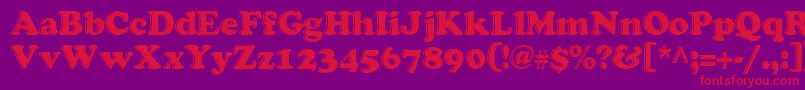 grease   Font – Red Fonts on Purple Background