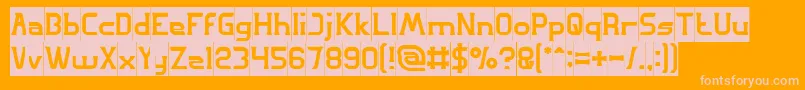 GREAT ADVENTURE Inverse Font – Pink Fonts on Orange Background