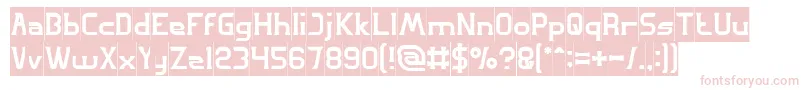 GREAT ADVENTURE Inverse Font – Pink Fonts on White Background