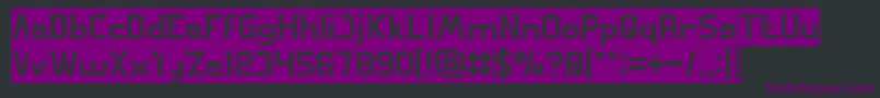 GREAT ADVENTURE Inverse Font – Purple Fonts on Black Background
