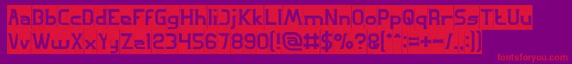 GREAT ADVENTURE Inverse Font – Red Fonts on Purple Background