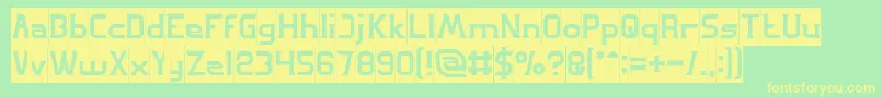 GREAT ADVENTURE Inverse Font – Yellow Fonts on Green Background
