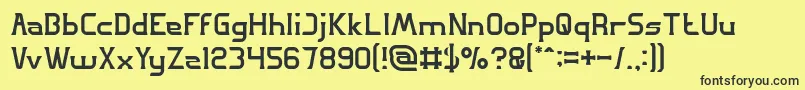 GREAT ADVENTURE Light Font – Black Fonts on Yellow Background