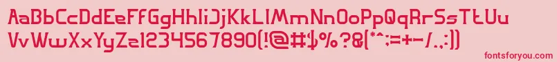 GREAT ADVENTURE Light Font – Red Fonts on Pink Background