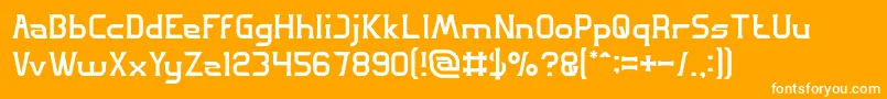 GREAT ADVENTURE Light Font – White Fonts on Orange Background