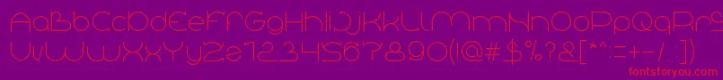 Great Britain Font – Red Fonts on Purple Background