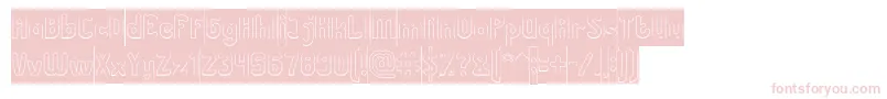 Great Leader Hollow Inverse Font – Pink Fonts