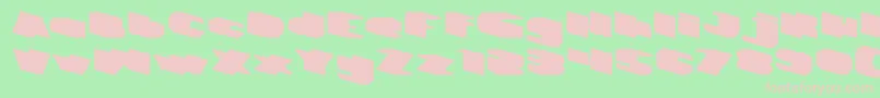 GREATEST VIEW Bold Font – Pink Fonts on Green Background