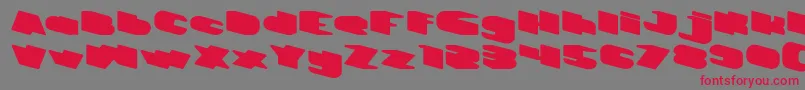 fuente GREATEST VIEW Bold – Fuentes Rojas Sobre Fondo Gris