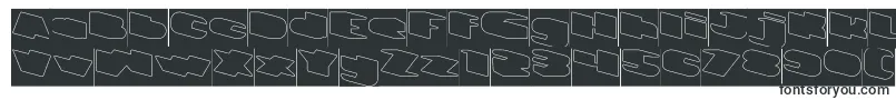 GREATEST VIEW Hollow Inverse-fontti – lohkofontit