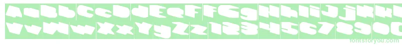 GREATEST VIEW Inverse Font – Green Fonts on White Background