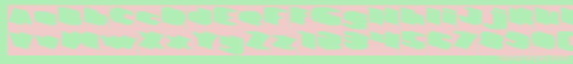 GREATEST VIEW Inverse Font – Pink Fonts on Green Background