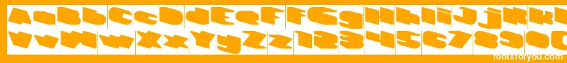 GREATEST VIEW Inverse Font – White Fonts on Orange Background
