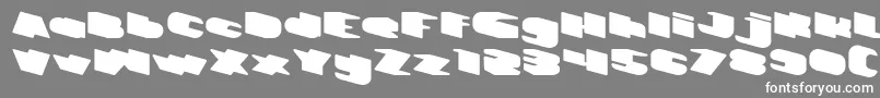 GREATEST VIEW Font – White Fonts on Gray Background